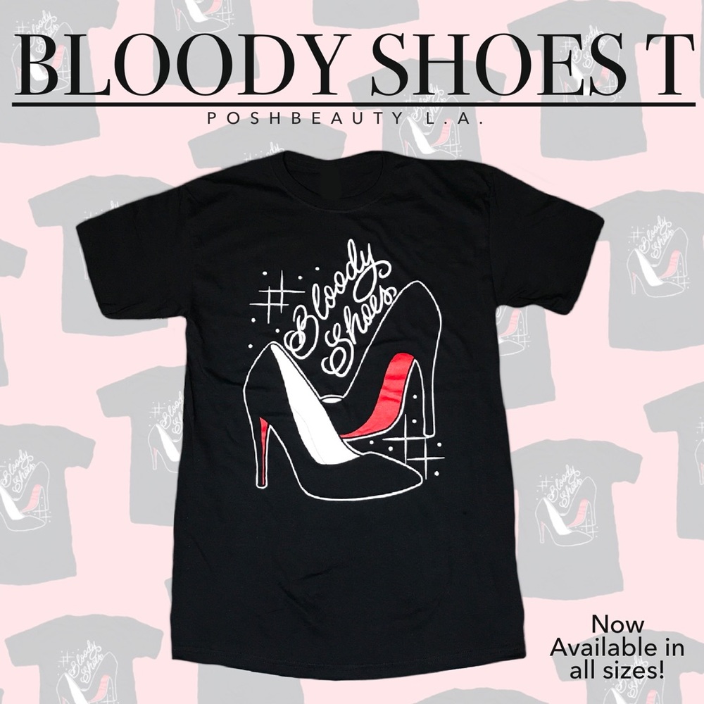 Bloody Shoes Black T-shirt
